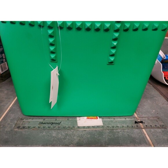 NWT Cato Fashions Green Plastic Stud Handbag Purse - Picture 5 of 6